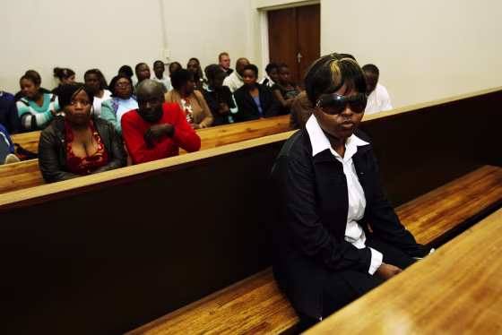 Image: Former Oprah Winfrey school matron Virginia Tiny Mokgobo