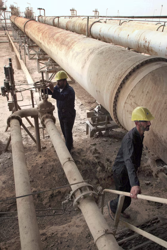 Image: Oil production in Iraq