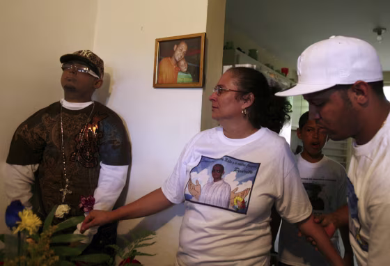 Image: The body of deceased Angel Pantoja Medina
