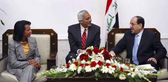 Image: Condoleezza Rice, Nouri al-Maliki