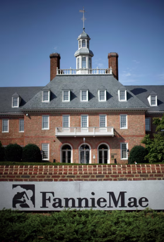 Image: The headquarters of mortgage lender Fannie Mae is pictured in Washington
