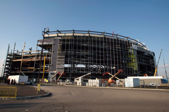 Image: New York Jets stadium construction