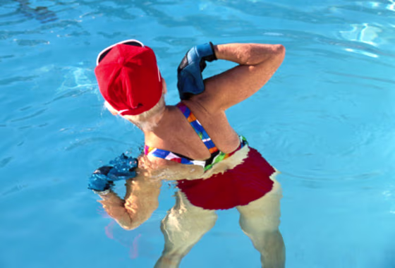 Image: Pool exercise