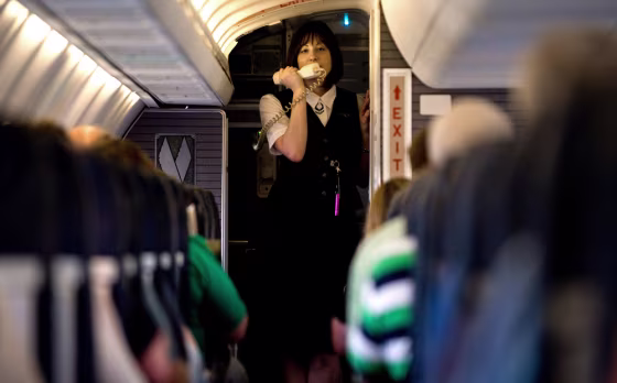 Image: Flight attendant