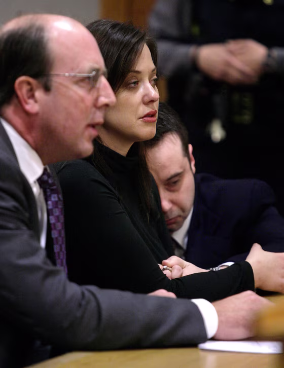 Mechele Linehan is seen after being found guilty of first-degree murder in Anchorage, Alaska,&nbsp;on Oct. 22, 2007.