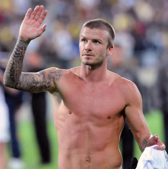 Image: LA Galaxy's David Beckham