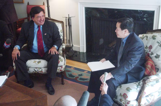 Image: NM Governor Richardson Meets With North Korean Envoys