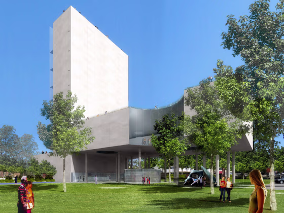 Image: proposed Fayetteville Museum of Art