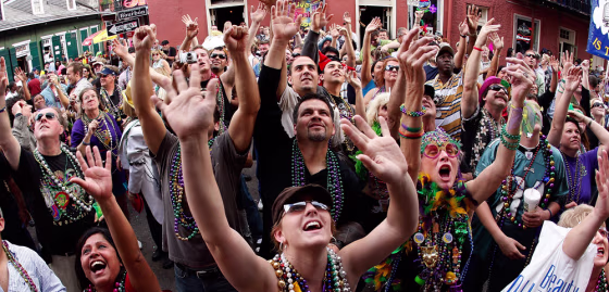 Image: Mardi Gras celebrations in New Orleans