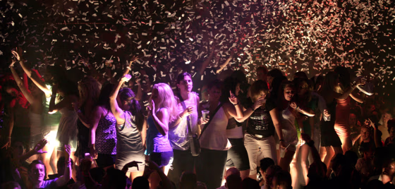 Image: Spring break in Cancun