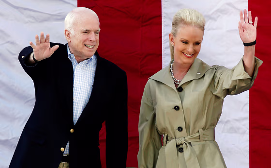 Image: John McCain, Cindy McCain