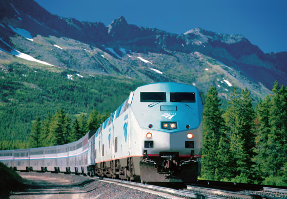 Image: Amtrak train