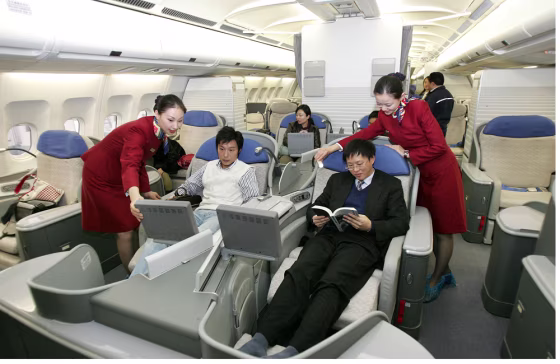 Image: first class cabin