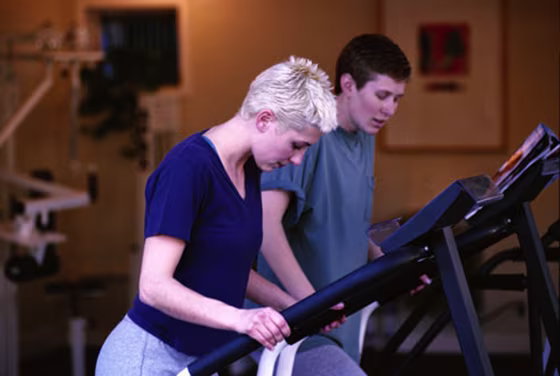 Image: Reading while working out