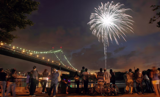 Image: Fireworks in New York