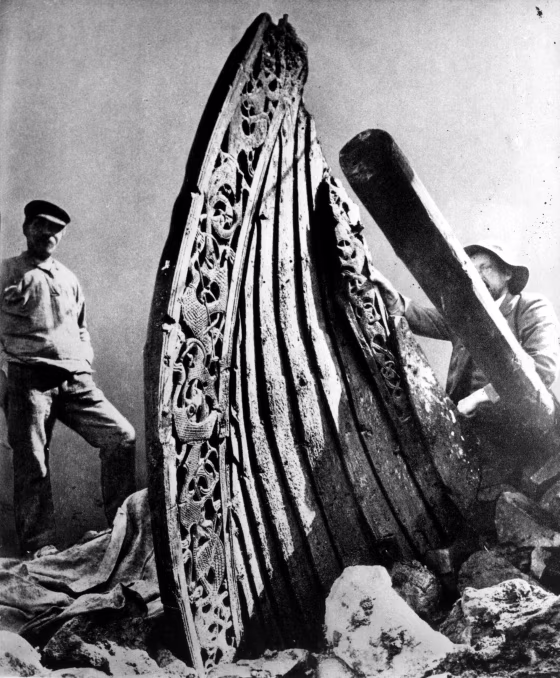 FILE PHOTOGRAPH OF THE OSEBERG VIKING SHIP