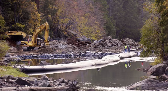 Image: Diversion of Mercer River