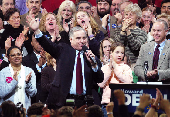 Dean Finishes Second In New Hampshire Primary