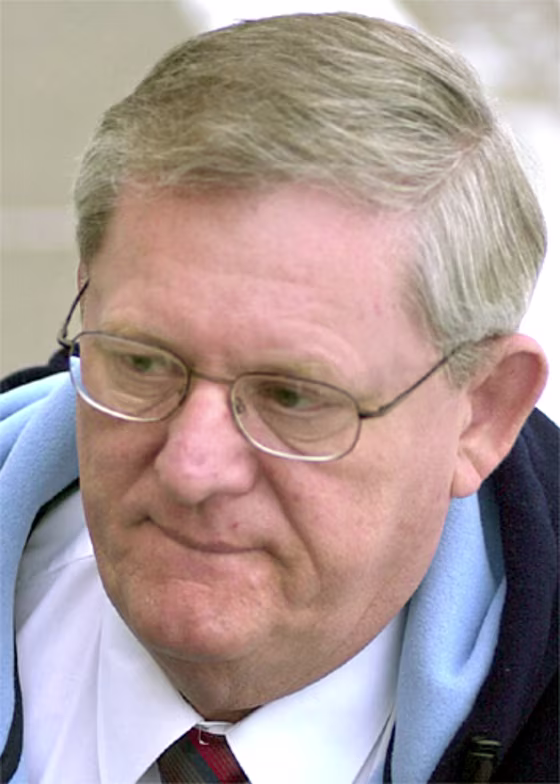 Former U.S. Rep. Bill Janklow of South Dakota during his trial&nbsp;in December 2003. he began his 100-day sentence on Saturday.