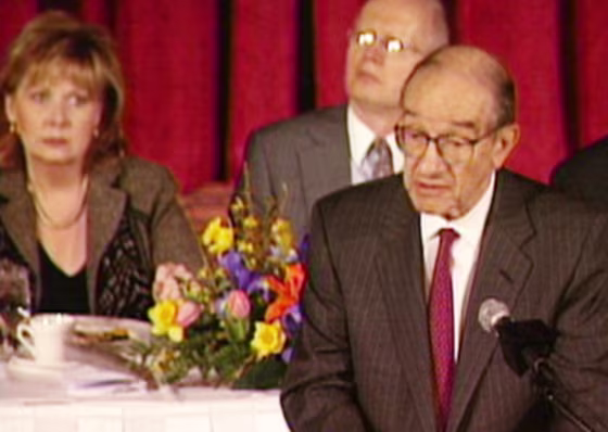 ‘The currency depreciation that we have experienced of late should eventually help to contain our current account deficit as foreign producers export less to the United States,’ Federal Reserve Chairman Alan Greenspan told the Economic Club of New York Tuesday.