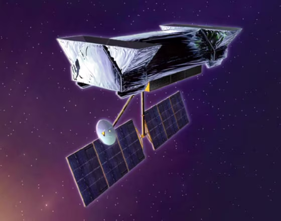 An artist's interpretation shows how the Space Interferometry Mission might look in&nbsp;space. 