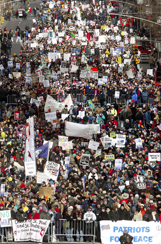 U.S. Protesters Gather For Peace In New York