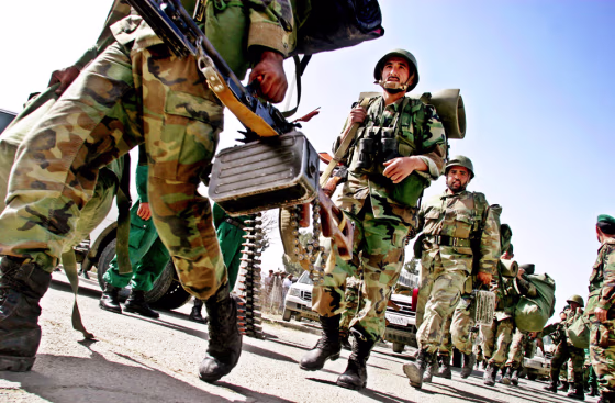 AFGHAN SOLDIERS MARCH