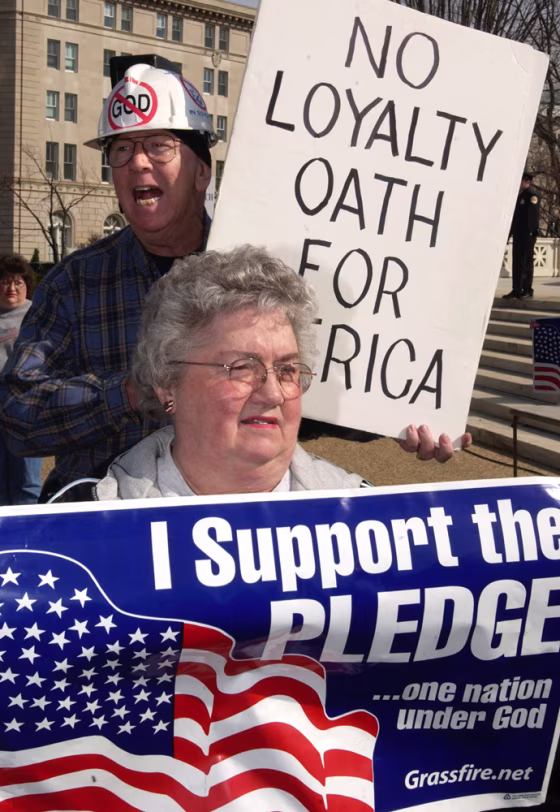 U.S. Supreme Court Hears Pledge Case