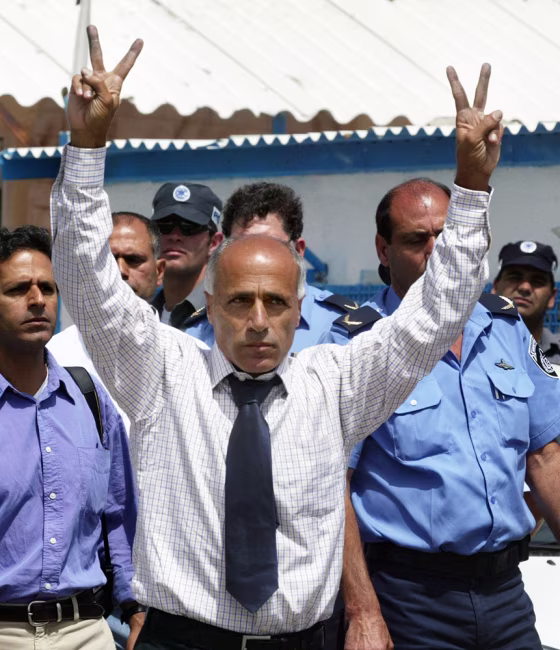 ISRAELI NUCLEAR WHISTLEBLOWER MORDECHAY VANUNU IS FREED FROM SHIKMA JAIL