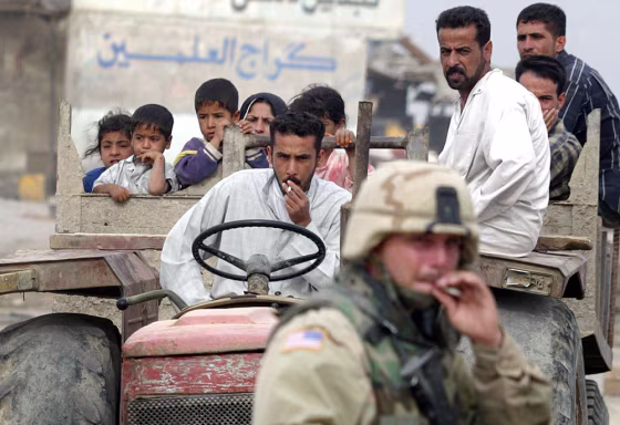 CORRECTION-IRAQ-US-FALLUJAH-PULLOUT