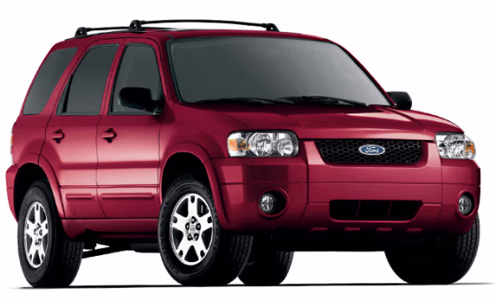 Ford's fast-selling Escape SUV and its corporate twin, the Mazda Tribute, earned the second-best rating of acceptable in recent crash tests. 