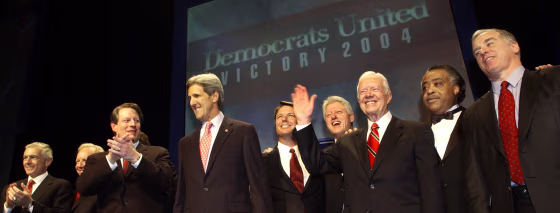 KERRY CLARK LIEBERMAN GORE EDWARDS CLINTON CARTER SHARPTON DEAN