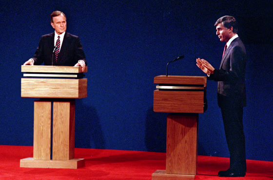 Bush Dukakis