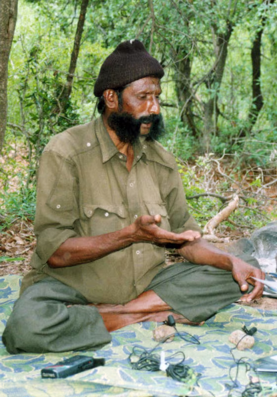 INDIA'S MOST WANTED BANDIT MEETS GOVERNMENT EMISSARY IN THE FOREST