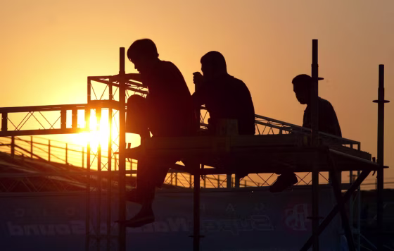 Chinese Migrant Works In The City