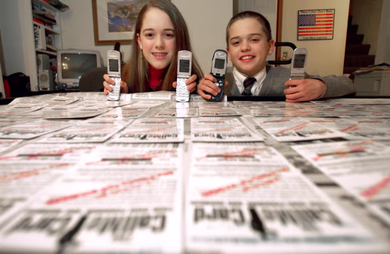 With $14 from their piggy banks,&nbsp;this brother and sister&nbsp;started Cell Phones For Soldiers which provides prepaid calling cards for American soldiers.