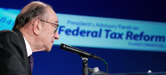 Fed Chairman Alan Greenspan Discusses Proposed Changes To U.S. Tax Code