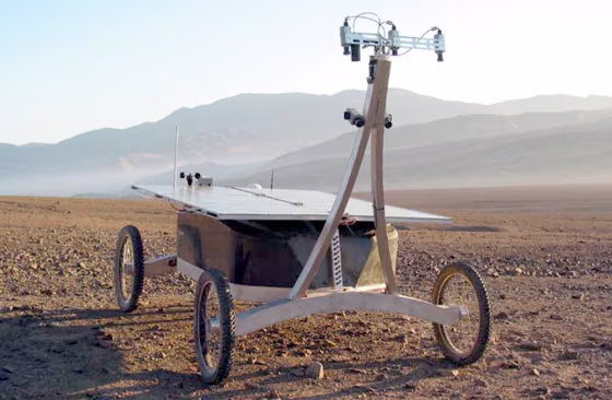 The Zoë rover was able to detect signs of life at Chile's Atacama Desert as part of a research program to understand how such measurements can be made by remote-operated robots. 