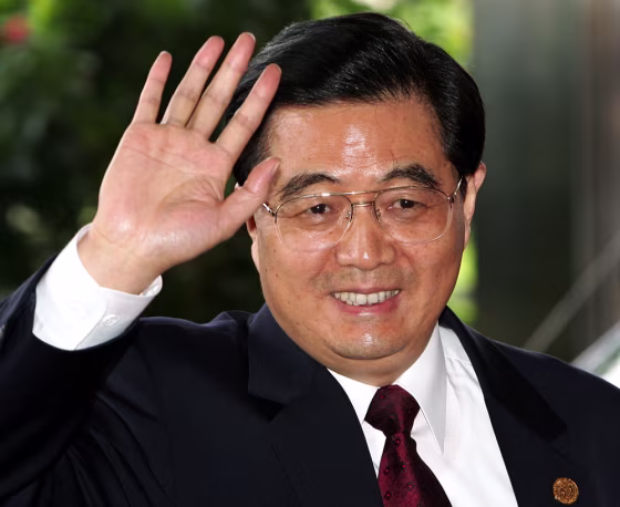 Chinese President Hu arrives for opening of Asian-African leaders summit in Jakarta