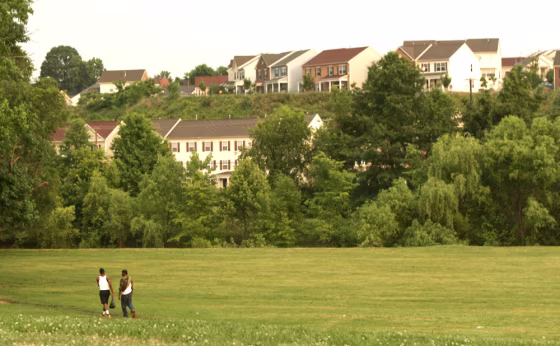 A view of the federal Hope VI housing project of Wheeler Creek in southeast Washington, D.C.
