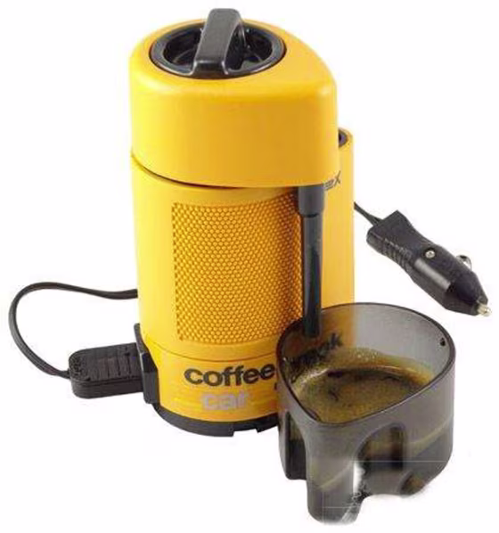 What’s&nbsp;a road trip without fresh espresso to fuel the journey? The La Pavoni Velox delivers two steaming cups of fresh espresso using a car’s 12-volt cigarette lighter.