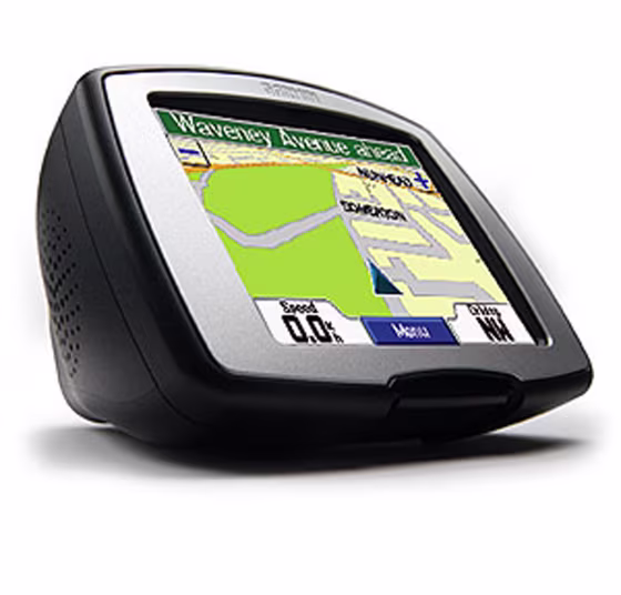 Garmin's Street Pilot C330 let you choose a 3-D or standard 'bird's eye' view of the road.