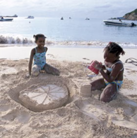 Sandy sisters on Anguilla