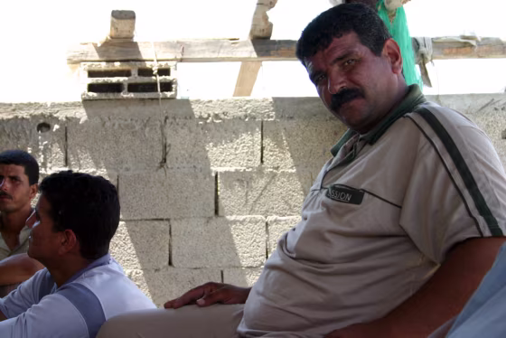 In the Swedish Village along the Egyptian border, Abed el-Rahman el-Qon, 38, worries that the Israelis won't leave Gaza.