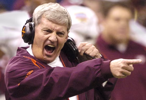 Virginia Tech coach Frank Beamer is 135-77-2 in 18 seasons at the school.