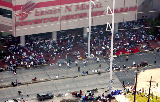 CONVENTION CENTER EVACUEES