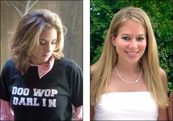 (left) This undated family photo shows missing&nbsp; freshman Taylor Behl. Ben Fawley, 38, who was identified as a person of interest in the disappearance of Behl, was arrested Friday, Sept. 23, 2005, Richmond, Va., police said. (AP Photo/Behl Family) (Right) Natalee Holloway at heir Mountain Brook High School senior banquet in Mountain Brook, Alabama in May 2005