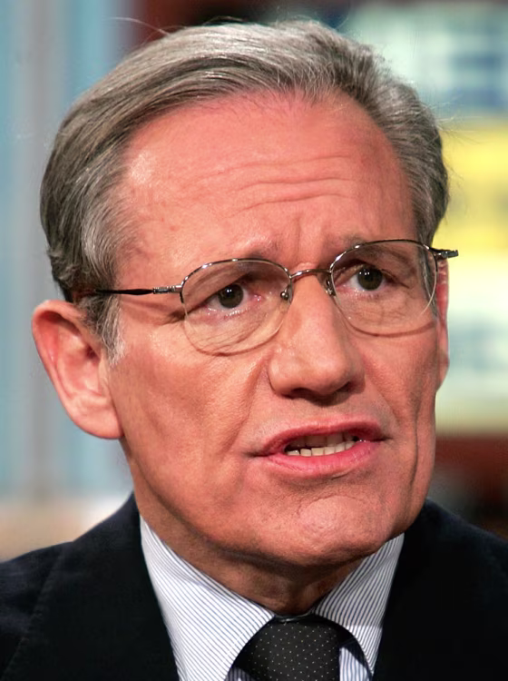Bob Woodward speaks on NBC's \"Meet The Press\" in Washington