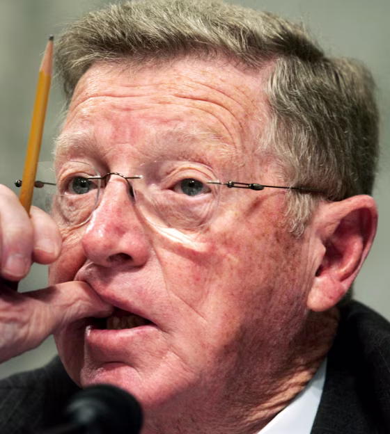 The letter says convicted lobbyist Jack Abramoff ‘effectively exerted implicit control’ over Sen. Conrad Burns, R-Mont., pictured.