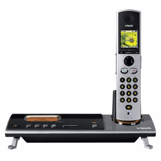 VTech's i5871 cordless phone system made switching over to all VoIP an easy task. You can add as many as eight additional handsets throughout your home.